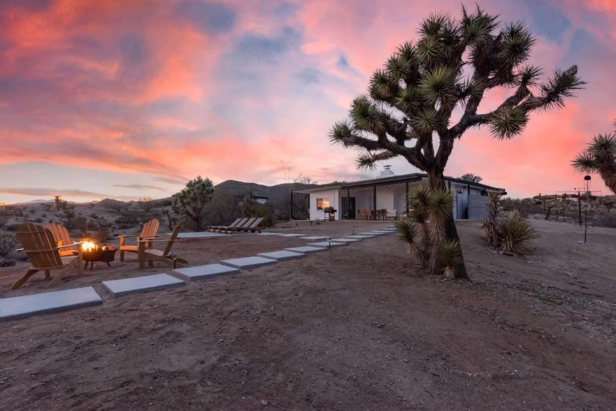 הוילה יוקה ואלי Kinetic House-Joshua Trees Sculptures Cowboy Pool מראה חיצוני תמונה