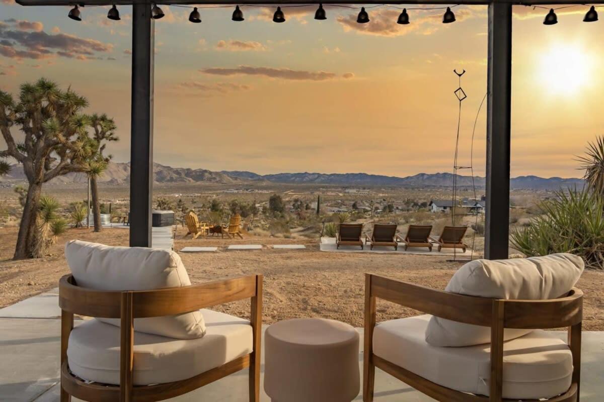 הוילה יוקה ואלי Kinetic House-Joshua Trees Sculptures Cowboy Pool מראה חיצוני תמונה